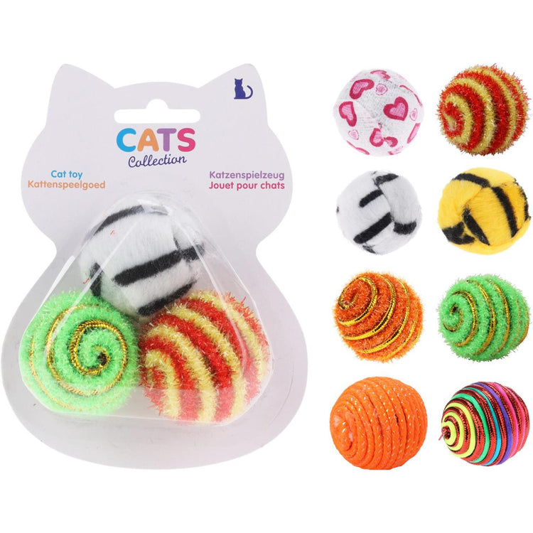 Cats collection cat toy ball set 3pcs