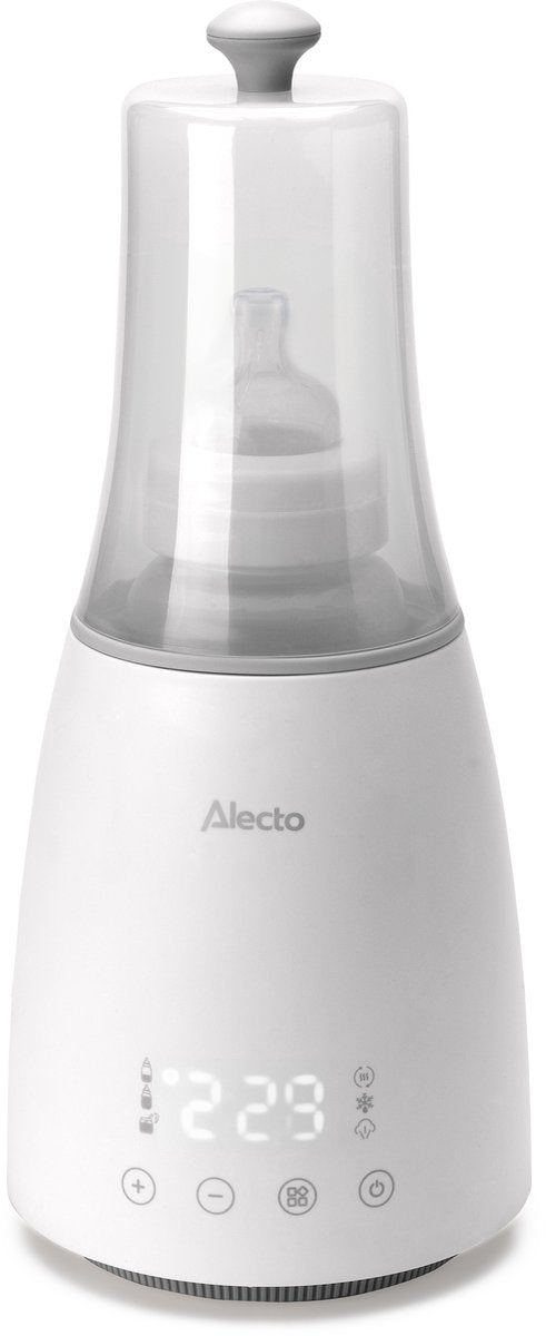 Scaldabiberon Alecto - riscalda, scongela e sterilizza - adatto a tutti i biberon comuni - 500 W - bw900 - bianco