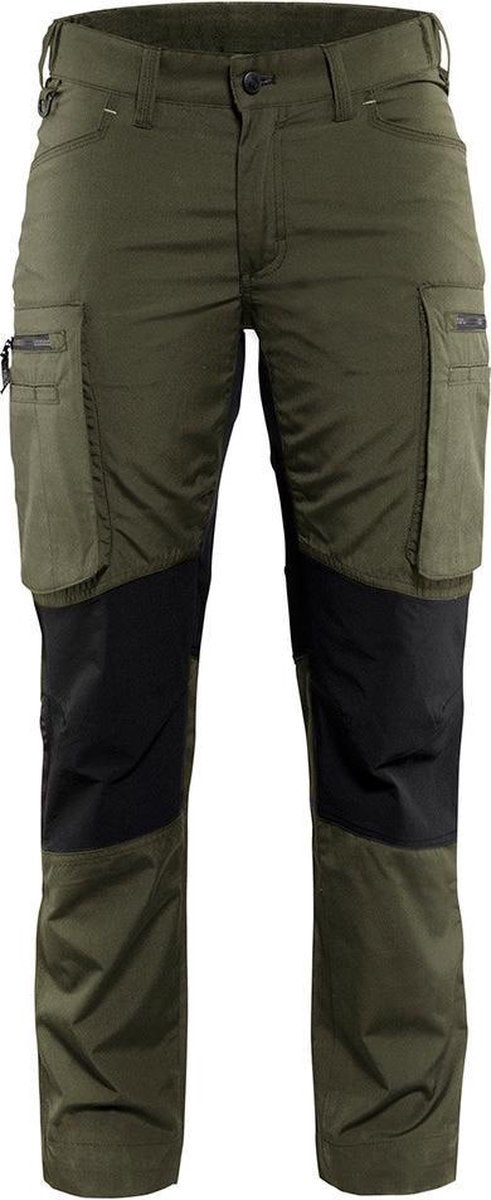 Blåkläder blaklader pantaloni da lavoro da donna di servizio stretch 7159-1845 - donna - nero militare - 42