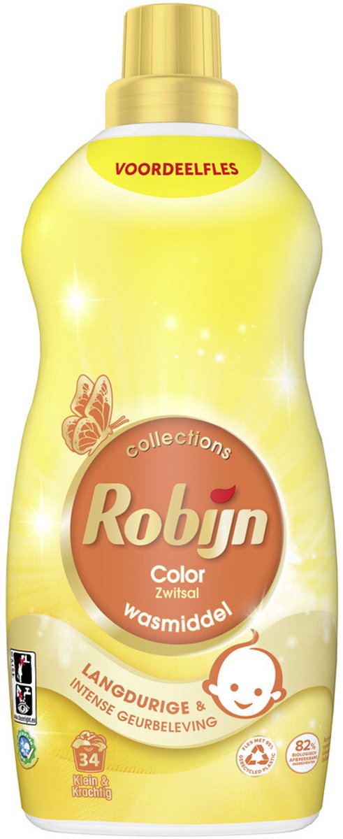 Robijn piccolo detersivo potente Zwitsalgeur 34 lava 1,19 litri