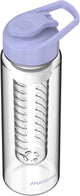 Muitomas waterfles - infuser voor fruit, thee of kruiden – drinktuit - 700ml - violet