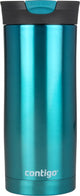 Contigo Huron Taza Termo Snapseal, Taza Térmica de Acero Inoxidable, Taza de Café para Llevar, A Prueba de Fugas, Mantiene el Calor hasta 7 Horas, Apto para lavavajillas, Tapa sin BPA, 470 ml | Bahía de Vizcaya