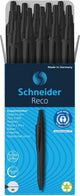 Schneider schrijfwaren schneider balpen - reco - zwart - 20 stuks - s-131810-20
