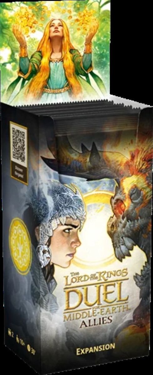 Gioco da tavolo Asmodee Il Signore degli Anelli Espansione Alleati Avventura.