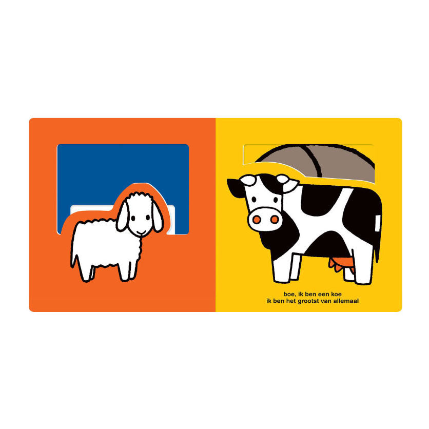 Central book house Miffy see-through book, animals small and large