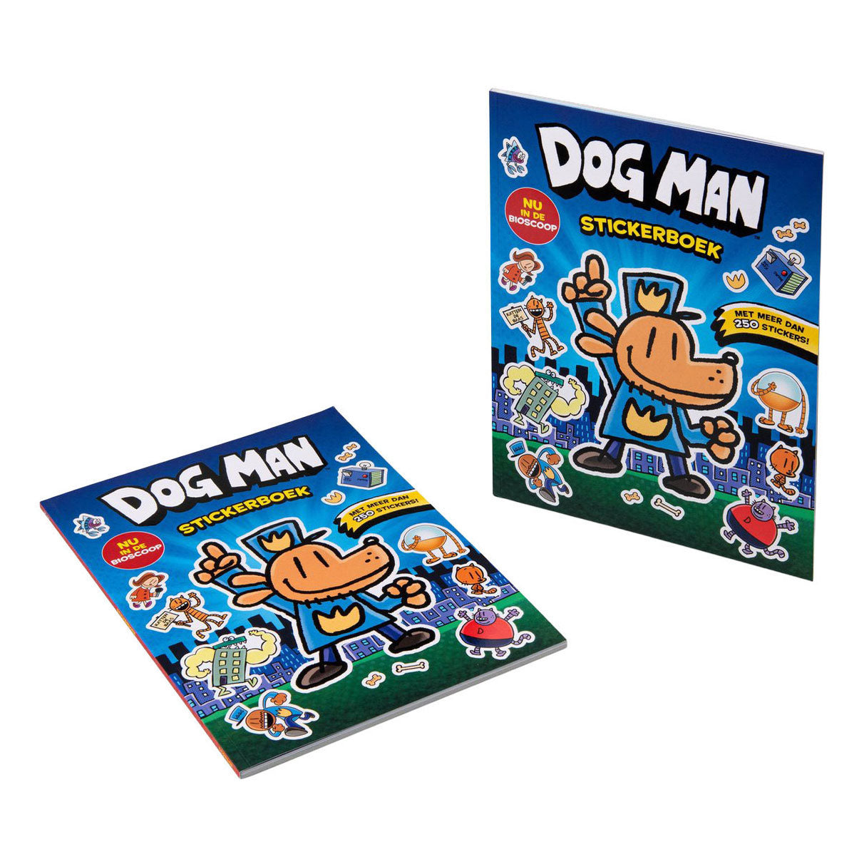 Libro Dog Man Stickerboek