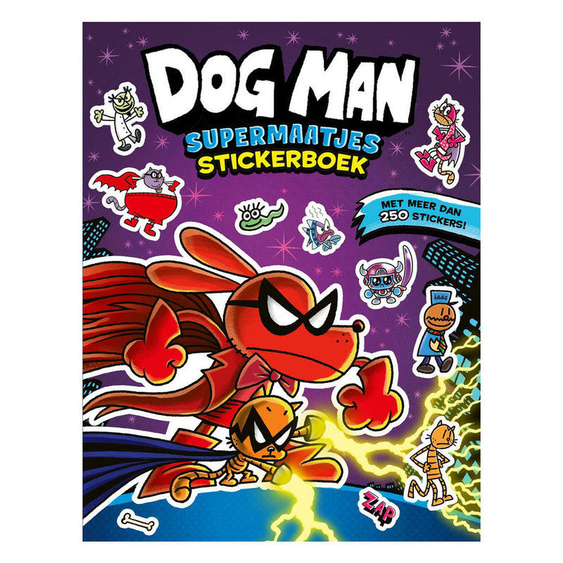 Centraal Boekhuis libro de pegatinas de superamigos hombre perro