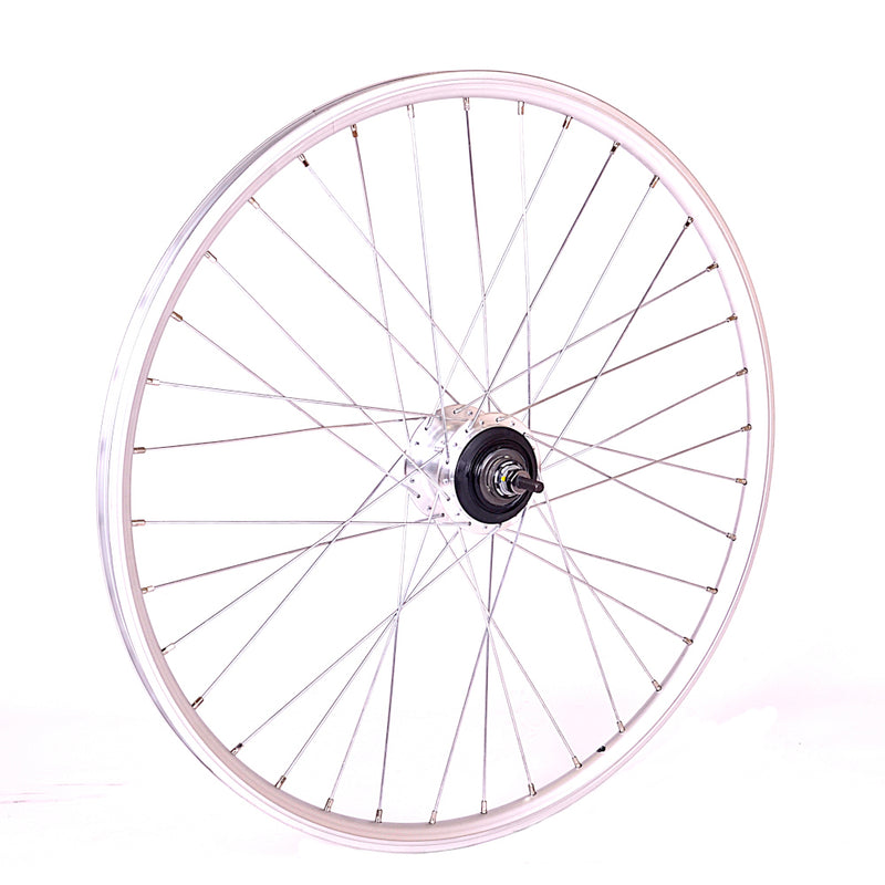 Ruota posteriore 28 x 1 3 8 nexus 7 (per freni a rulli) argento