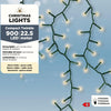 Lumineo luces navideñas compactas 900LED blanco cálido