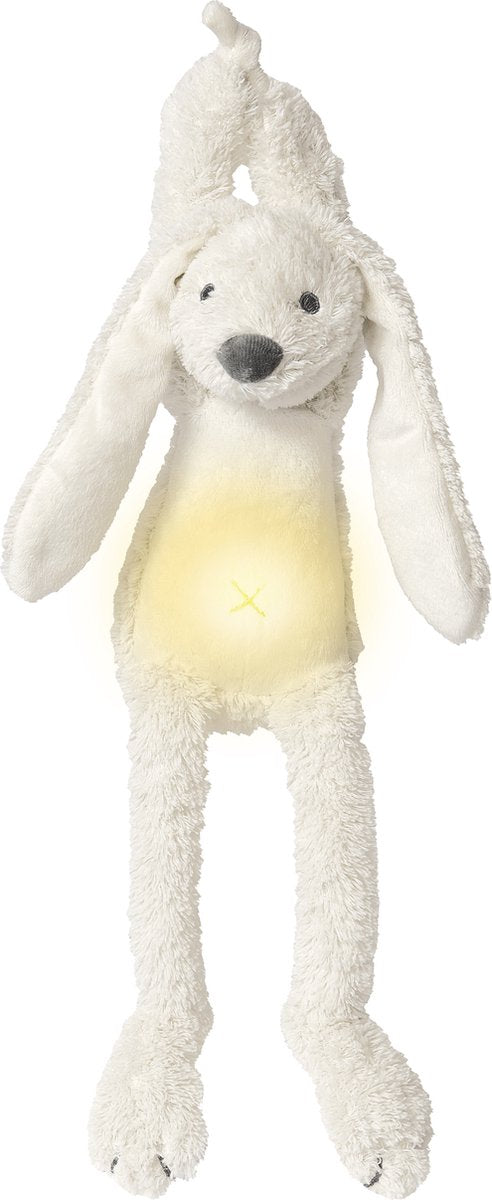 Luce notturna Happy Horse Rabbit Richie con suoni rilassanti 34 cm - bianca - regalo per bambini