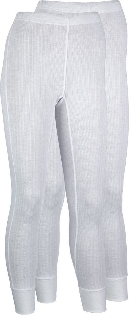 Avento thermobroek vrouwen - 2-pack - wit - maat 36