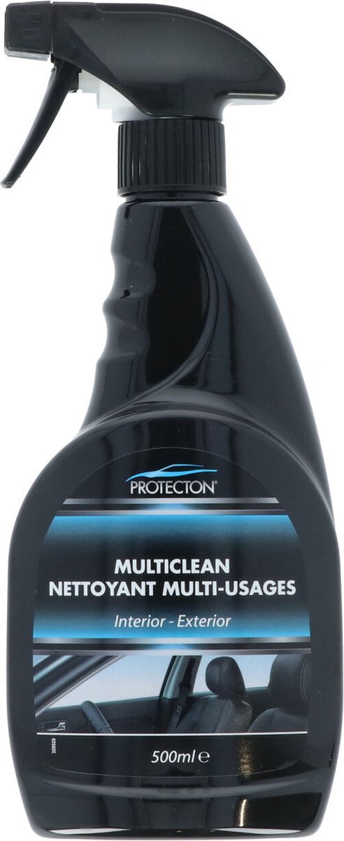 Protecton multiclean interior exterior - para limpiar y renovar el plástico en profundidad - sutil acabado satinado - con agradable aroma afrutado - fácil y rápido de usar - 500ml