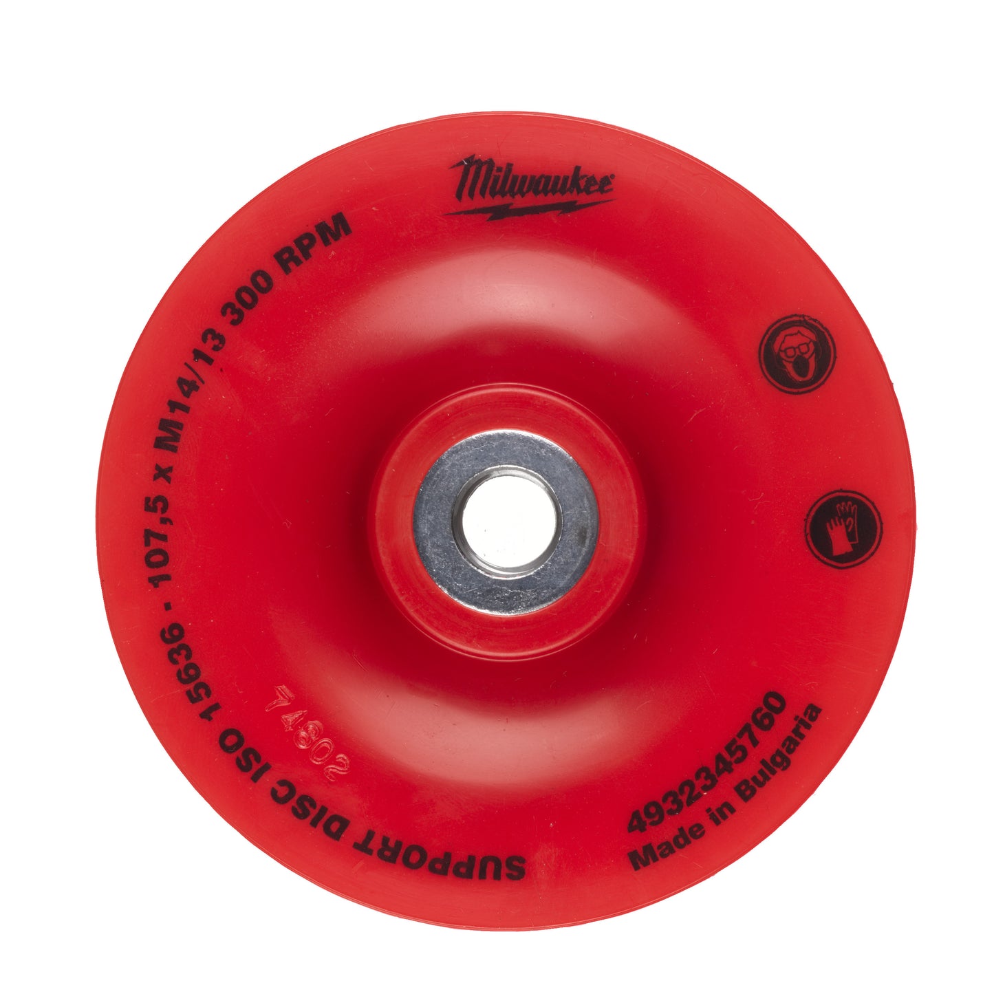 Accesorios Milwaukee almohadilla de respaldo flexible | 110 mm, orificio del eje 14,2 mm - 4932345760