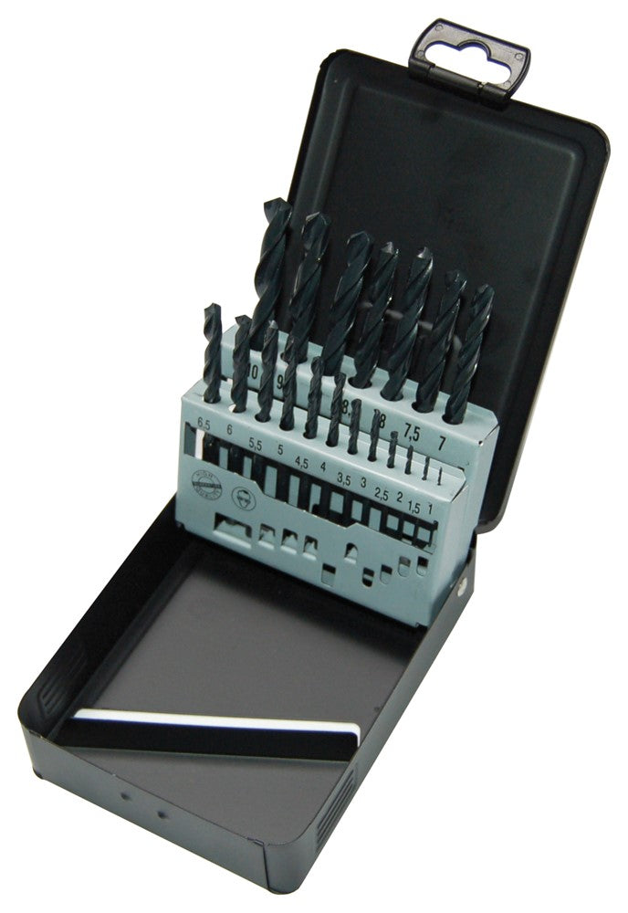 Set accessori Milwaukee punte per metallo hss-r in cassetta di metallo (19 pezzi) - 4932352468