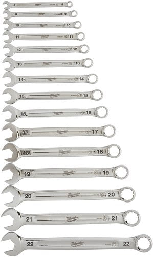 Accessori Milwaukee max morso | set di chiavi ad anello metriche | 15 pezzi - 4932464258