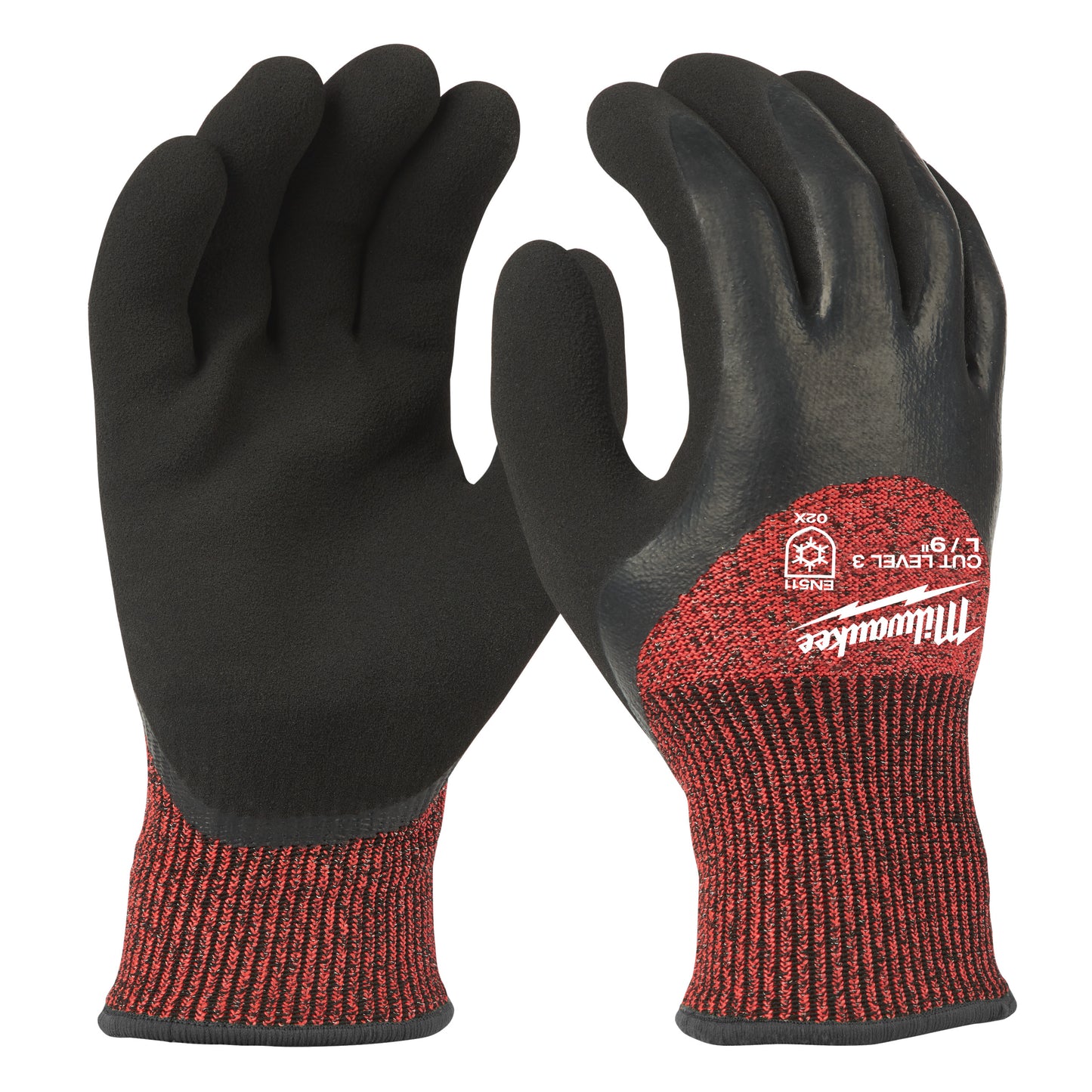Accesorios Milwaukee guantes de trabajo de invierno clase de corte 3 c - l 9 | 1 par - 4932471348