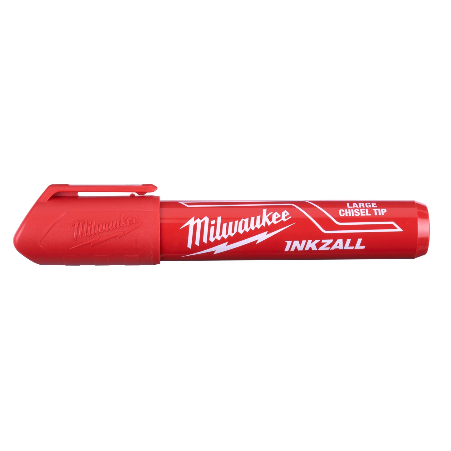 Milwaukee accesorios inkzall rojo l marcador de punta de cincel | 12 piezas - 4932471556