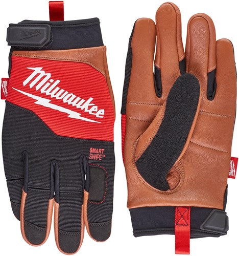 Milwaukee accessoires hybrid lederen werkhandschoenen - xl 10 | 1 paar - 4932471914