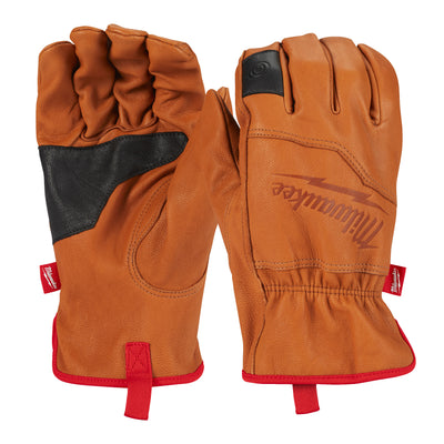 Accesorios Milwaukee guantes de trabajo de cuero - l 9 | 1 par - 4932478124