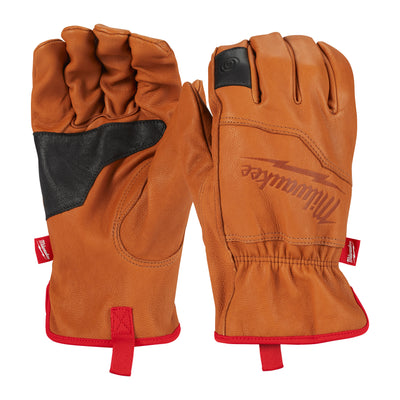 Milwaukee accesorios guantes de trabajo de cuero - xl 10 | 1 par - 4932478125