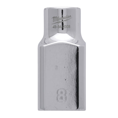 Milwaukee accessoires 1 2 dop metrisch - 8 mm - 4932480006