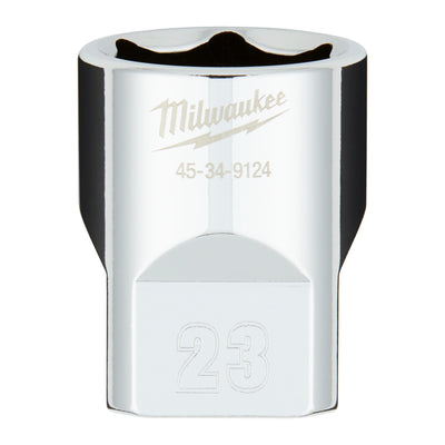 Milwaukee accessoires 1 2 dop metrisch - 23 mm - 4932480021