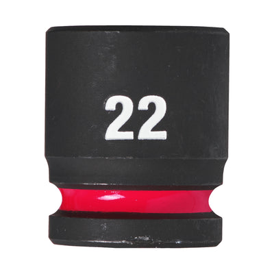 Milwaukee accessoires shockwave krachtdop 1 2 kort 22 mm | 1 stuk - 4932480316