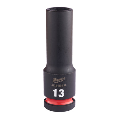 Milwaukee accessoires shockwave krachtdop 1 2 lang 13 mm | 1 stuk - 4932480331
