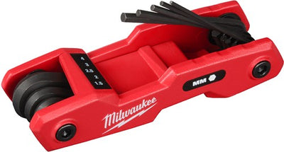 Milwaukee accessories folding hex key set (8-piece) - 4932480978