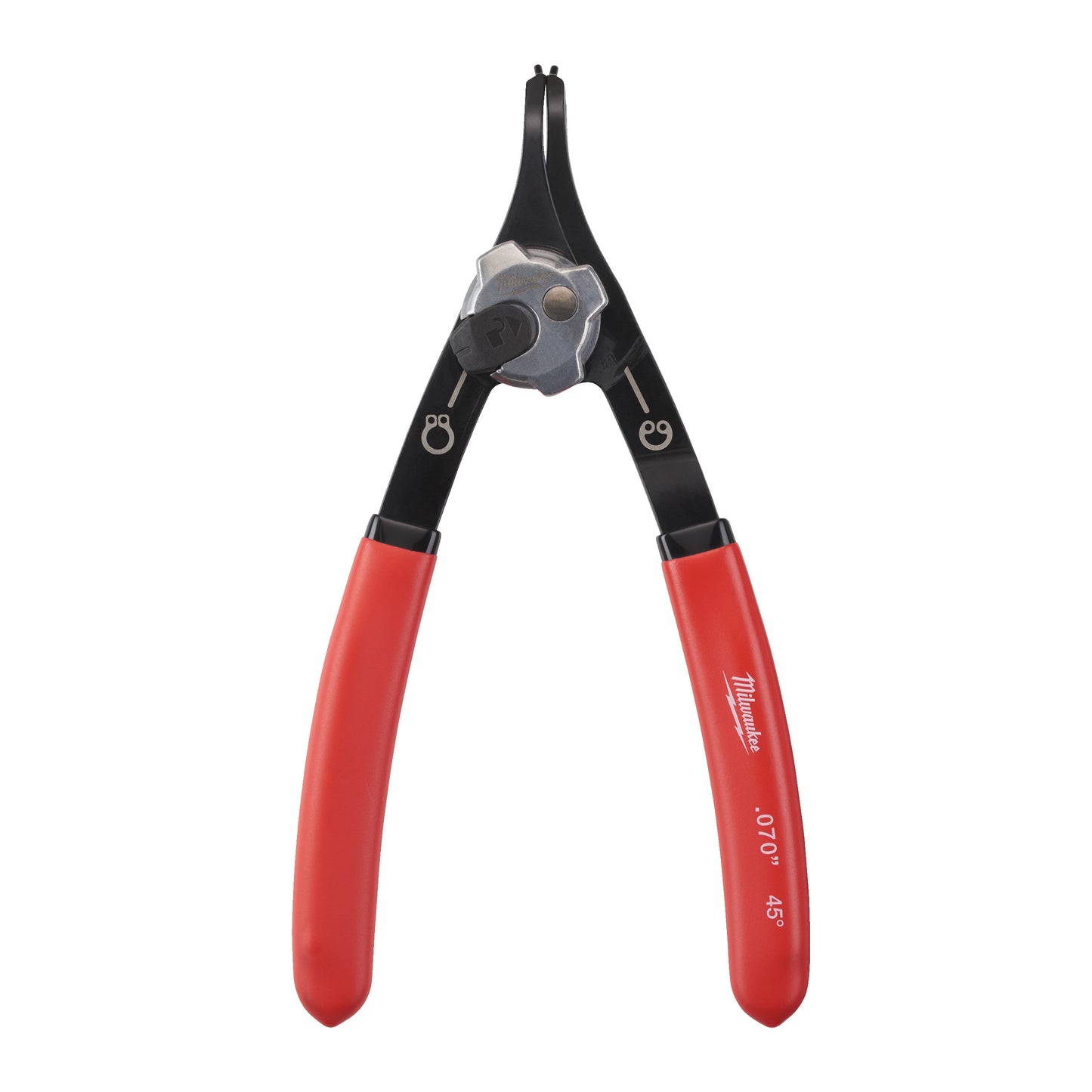 Alicate para arandelas grandes Milwaukee - 45° Alicate para arandelas grandes 45° - Punta de 1,8 mm - 4932492494