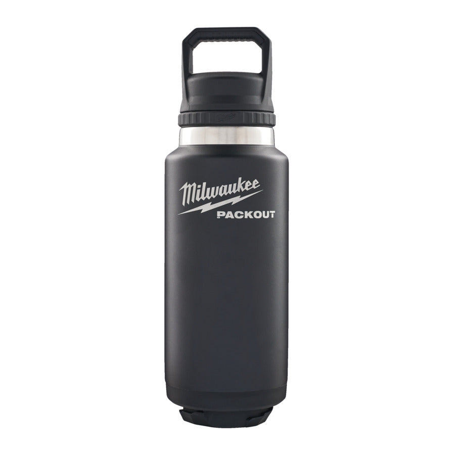 Borraccia Milwaukee packout™ 1065 ml con coperchio nera - 4932493468