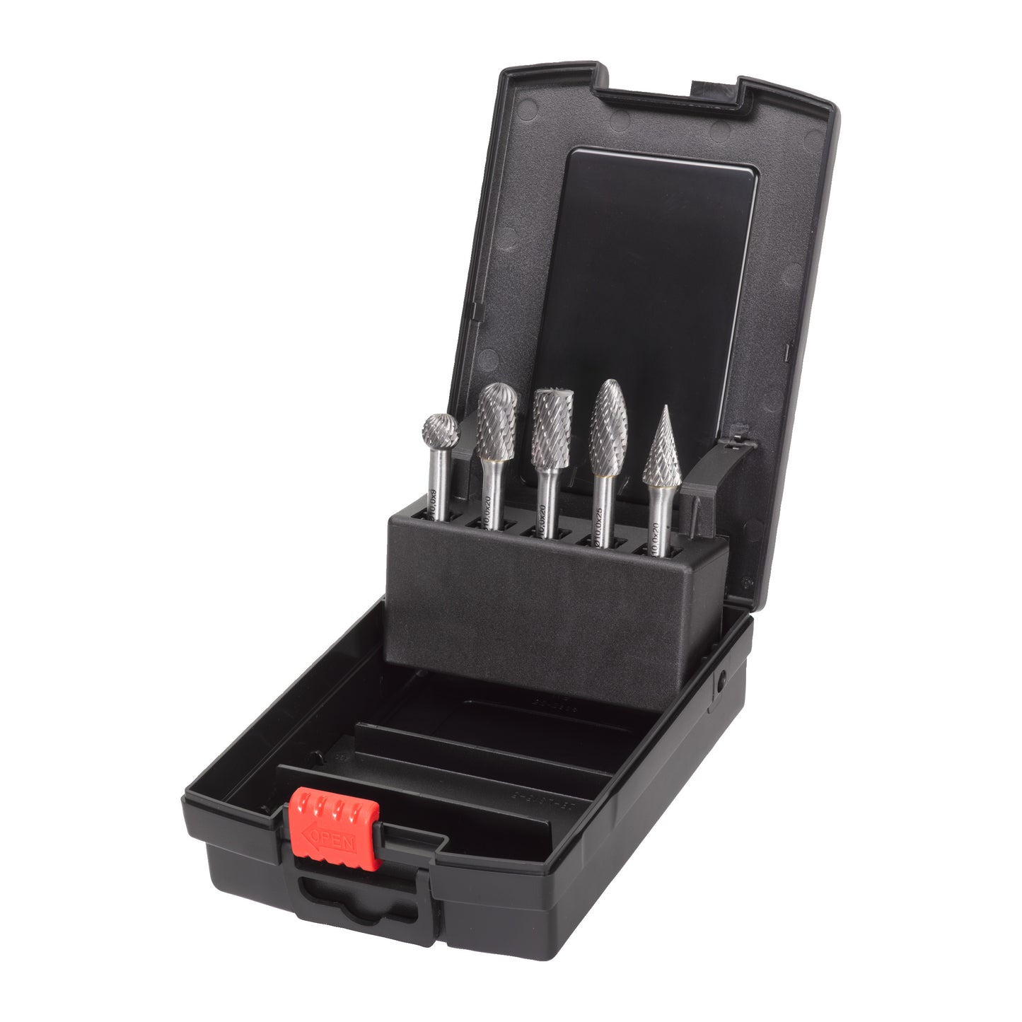 Milwaukee accessoires milwaukee burrs tc 6 x 10mm set - 5 pc stiftfrees set 10mm type b, c, d, h, m (5-delig) - 4932493577