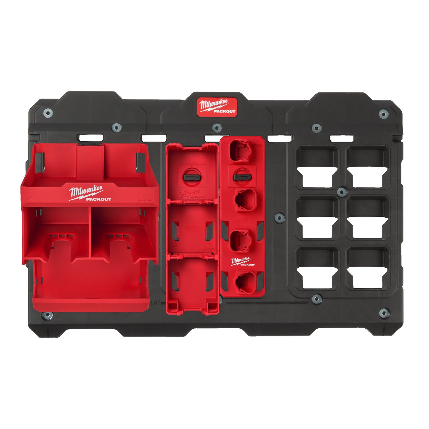 Kit básico de herramientas eléctricas de almacenamiento Packout de Milwaukee, kit básico de herramientas eléctricas de almacenamiento Packout™ para taller - 4932493620