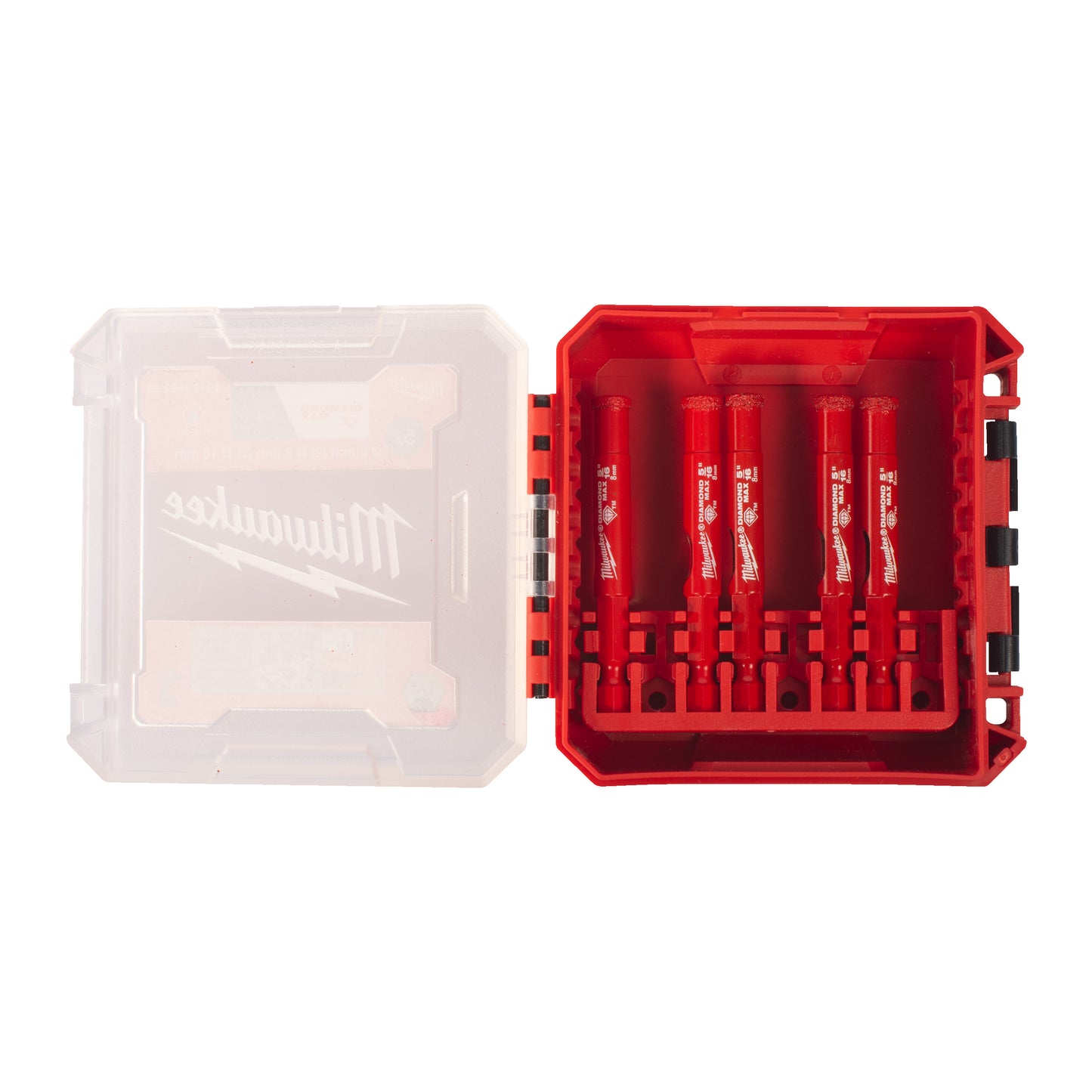 Set di punte diamantate Milwaukee | diamante max™ | 1 4 bagnato asciutto | 5 pezzi - 4932498301