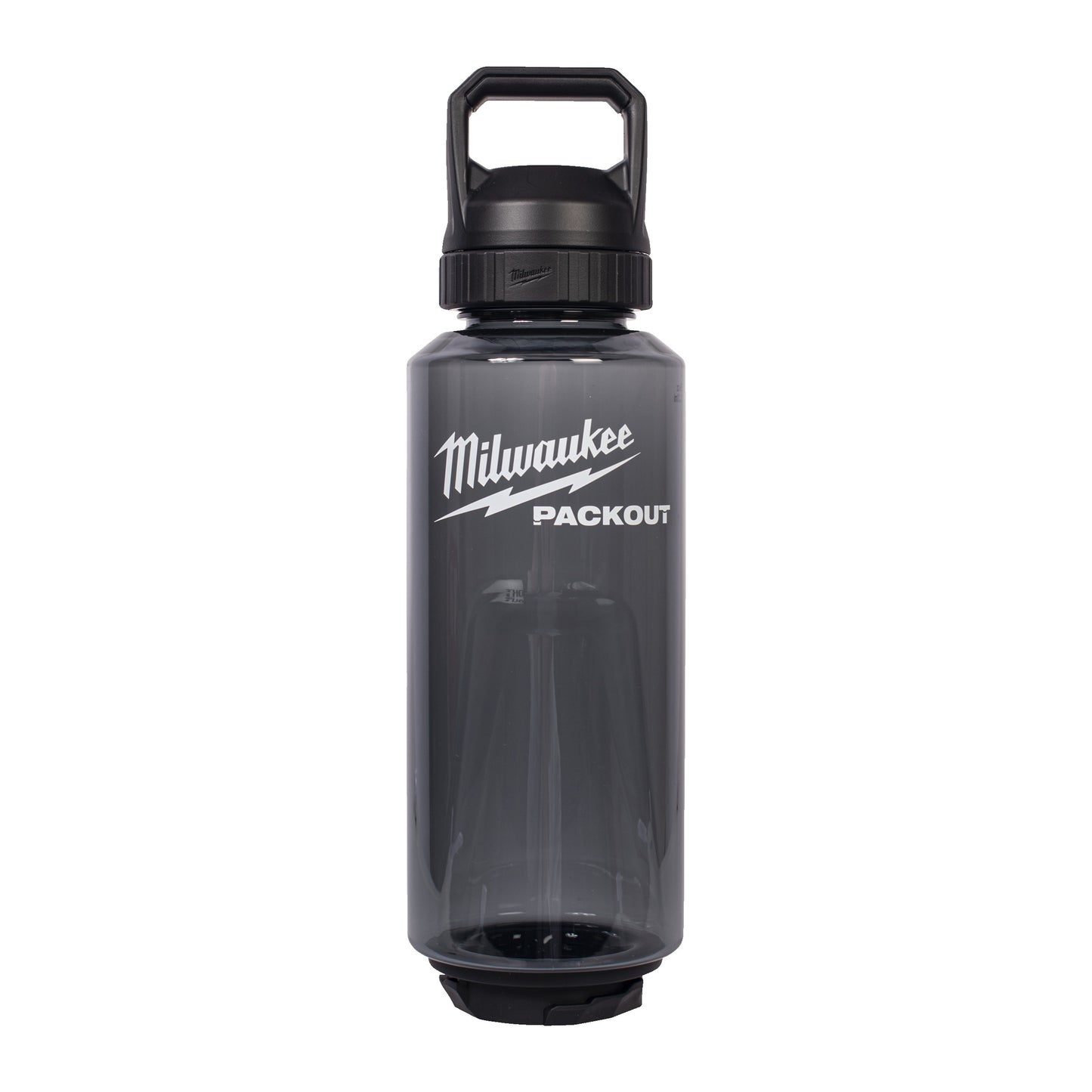 Botella de plástico Milwaukee packout™ con tapón para beber | 1420ml | negro - 4932498641