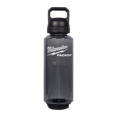 Bottiglia in plastica Milwaukee packout™ con tappo | 1420ml| nero - 4932498641
