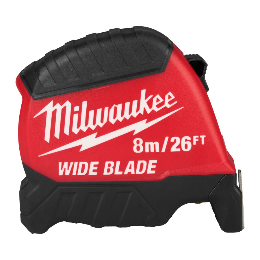 Metro a nastro Milwaukee | lama larga | 26 piedi 8 mx 35 mm - 4932499206