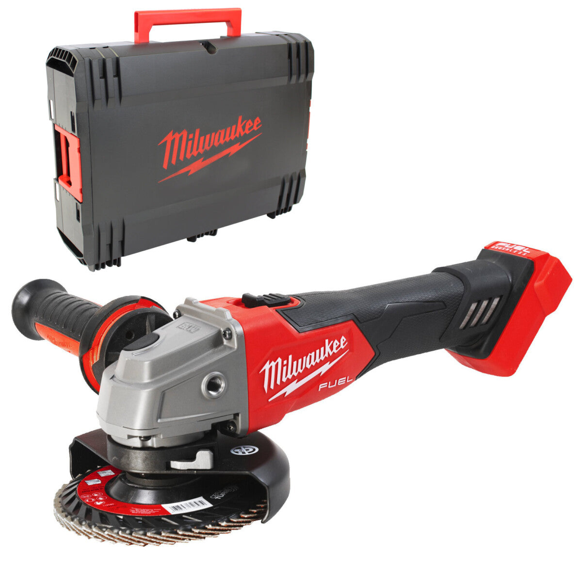 Milwaukee m18 fsag125x-0x | amoladora angular | 125 mm | 18v | cuerpo | sin cargador de batería - 4933478428