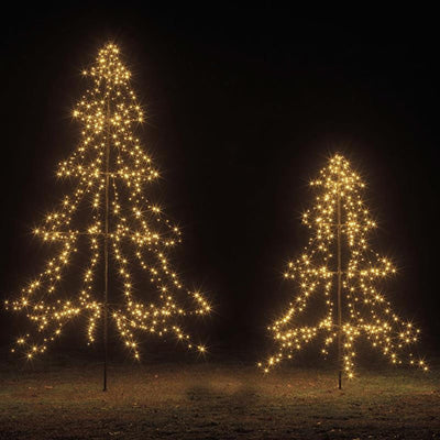 Svenska living Iluminación exterior LED con forma de árbol de Navidad 180