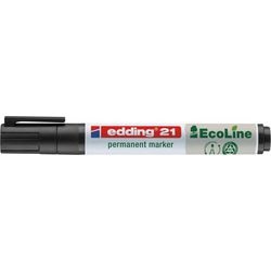 Edding Ecoline Marker, AFM 21, Line thickness 1.5-3 mm, black, 1 piece