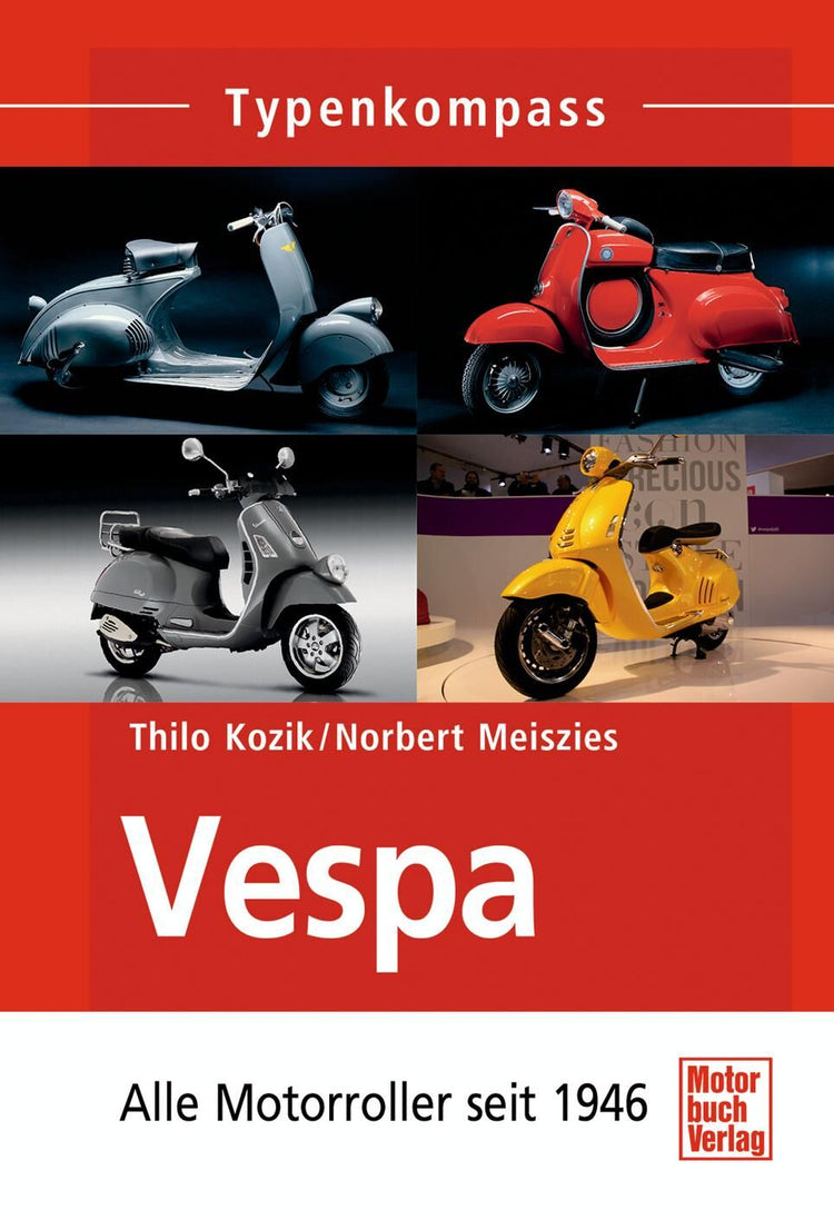 Motorbuch-verlag brújulas tipo libro brújula tipo libro Vespa ab 1946