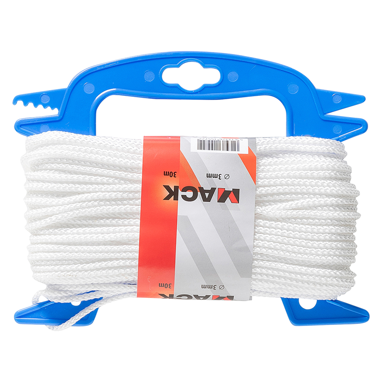 Mack 1013961 - cuerda multilon blanca carrete 3mm 30m | 5 piezas