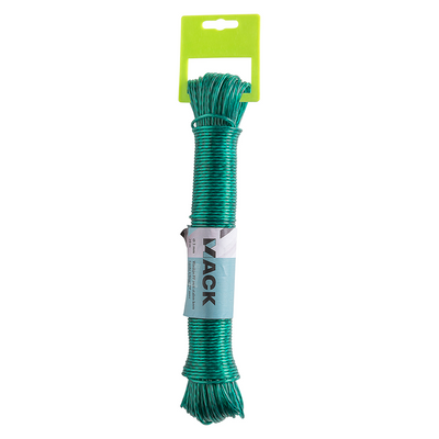 Mack 1069633 - corda stendibiancheria pp + acciaio 3mm-20m | 5 pezzi