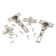 Mack 1071157 - 2 cerniere forate scorrono su anta da esterno 26mm 110° | 5 pezzi