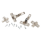 Mack 1071158 - 2 cerniere forate scorrevoli su anta semi-in battuta 26mm 110° | 5 pezzi