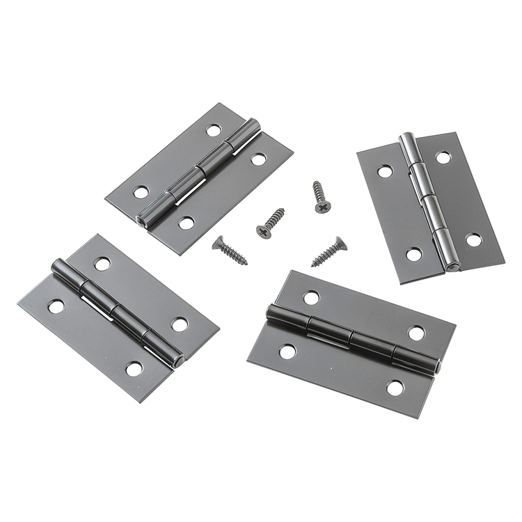 Mack 1071163 - 4 cerniere strette nere h 51 x l 32 mm | 5 pezzi