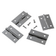 Mack 1071163 - 4 cerniere strette nere h 51 x l 32 mm | 5 pezzi