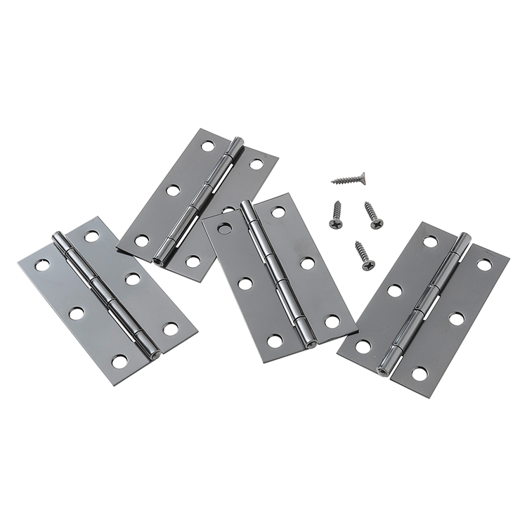 Mack 1071165 - 4 cerniere strette nere h 76 x l 40 mm | 5 pezzi