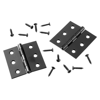 Mack 1071166 - 2 cerniere quadre nere h 51 x l 51 mm | 5 pezzi