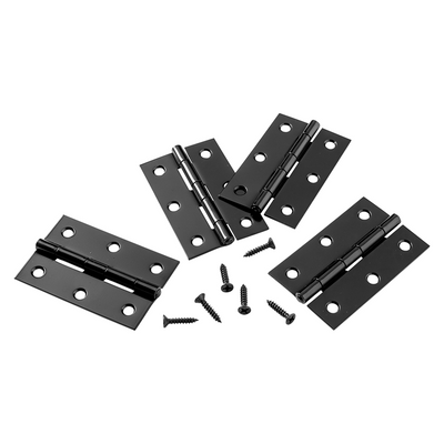 Mack 1071169 - 4 cerniere pesanti nere h 63 x l 42 mm | 5 pezzi